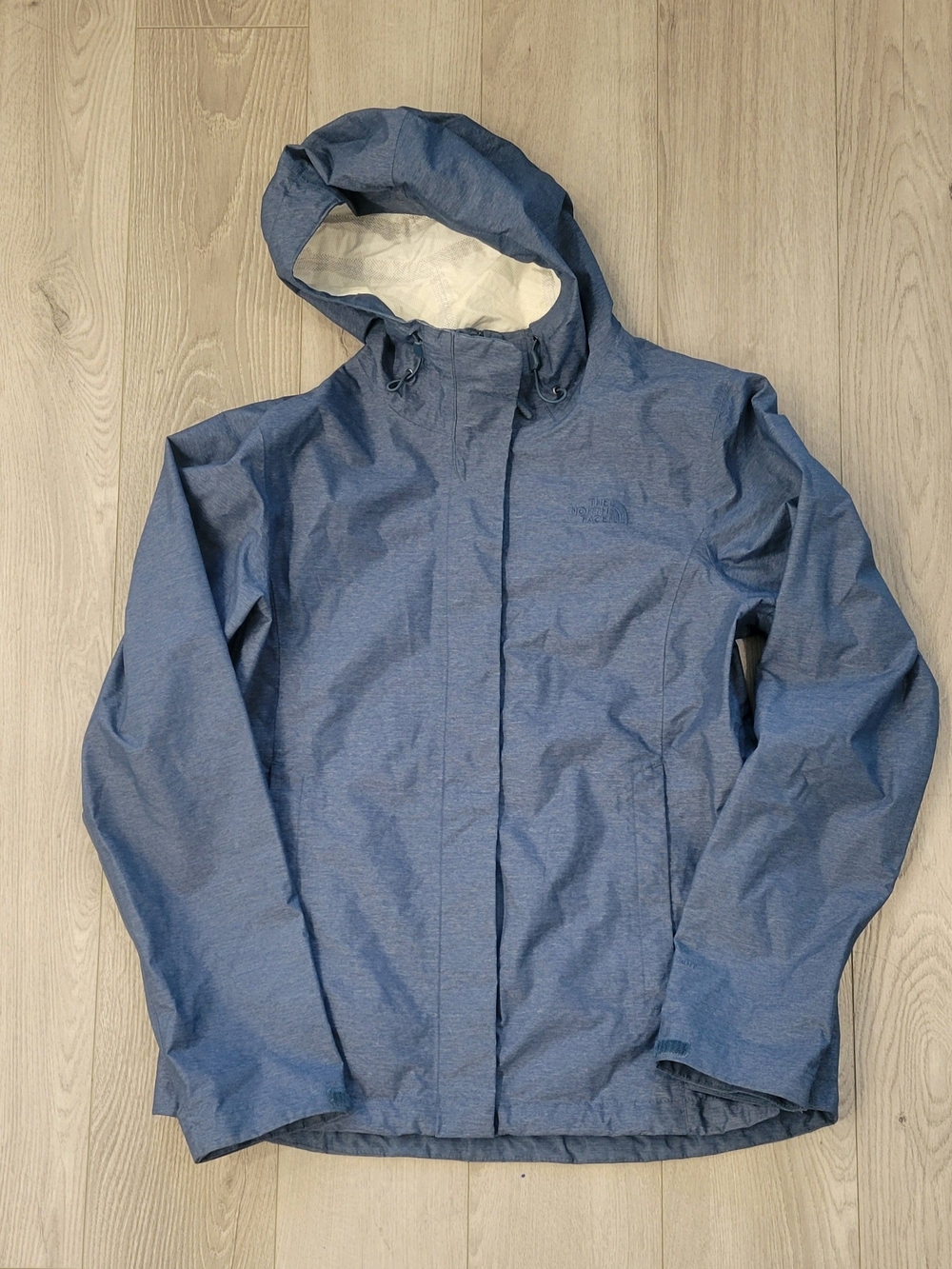The North Face Women’s Blue Hooded Rain Jacket